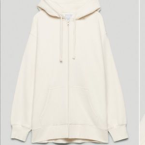 TNA cozy AF boyfriend zip up. New with tag